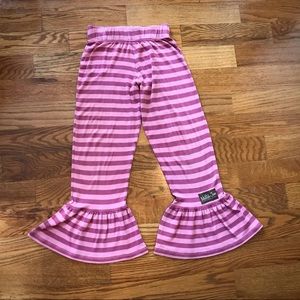 Matilda Jane - Mauve Stripe Big Ruffles - size 10